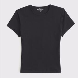 Abercrombie & Fitch Soft Matte Seamless Double-Lined Baby Tee